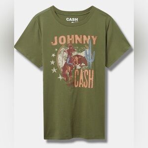Torrid Johnny Cash Classic Fit Cotton Crew Tee Size 2X (18/20)